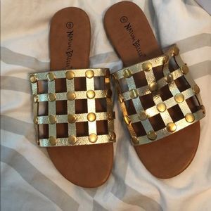Gold Sandals